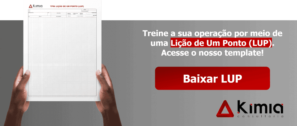 Manutenção autonoma - Template LUP - Lição de um ponto