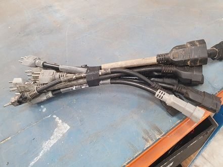 Inventário físico - itens agrupados em quantidade padrão para facilitar a contagem
